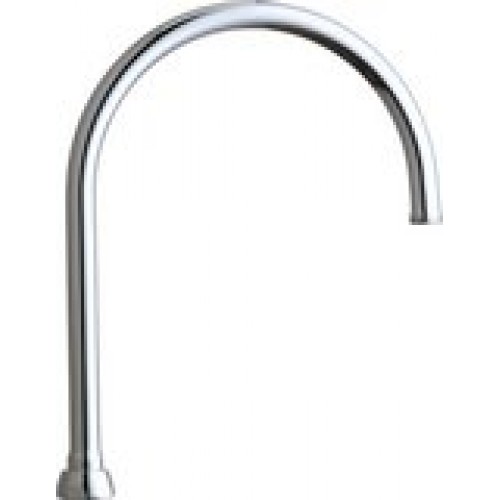 Chicago Faucet 8 in. High-Arch Gooseneck Swing Spout Polished Chrome - B07FSR34D1